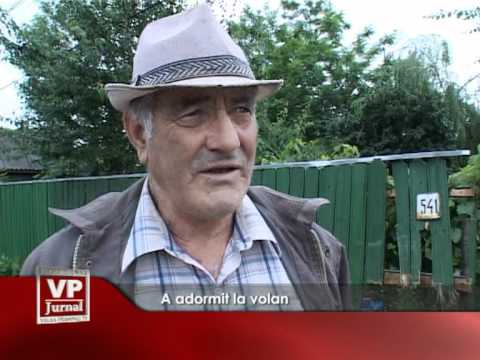 A adormit la volan