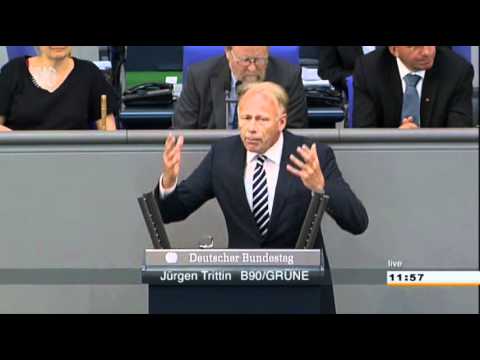 Röttgen - Für die ZWISCHENRUFE Untertitel im Player aktivieren! Jürgen Trittin mit einer scharfen Rundum-Analyse der Autoritäten im Kabinett Merkel (am 24. Mai 2012 in...