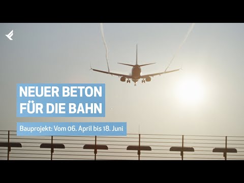Erneuerung der Start- und Landebahn am Flughafen - Corona-Update