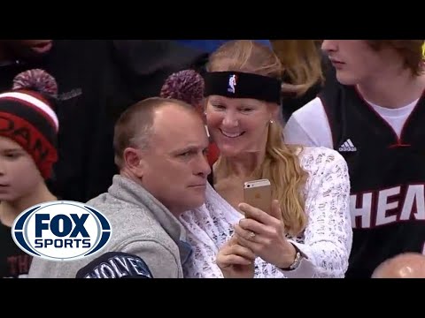 Video: Woman puts on LeBron's sweaty headband