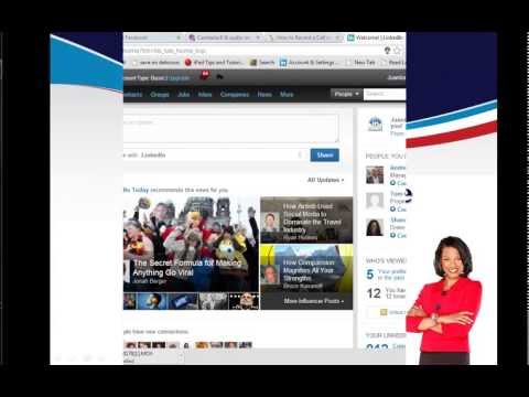 how to print linkedin profile