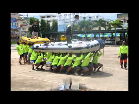 กุ้ภัย - ประมวลภาพการอบรมเชิงปฏิบัติการตอบโต้สาธารณภัยขนาดใหญ่ การกุ้ภัยและการค้นหา...