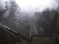 Moving Train Hit by Tornado