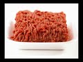 Fein gehacktes, grob entsehntes Hackfleisch