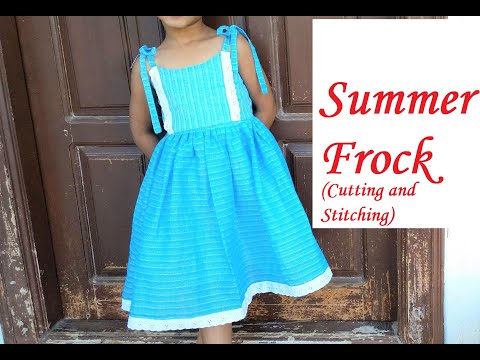 summer frock cutting