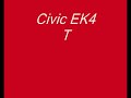 Civic EK4 - test run