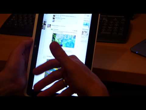Windows 8 1 Facebook App on Touch Tablet