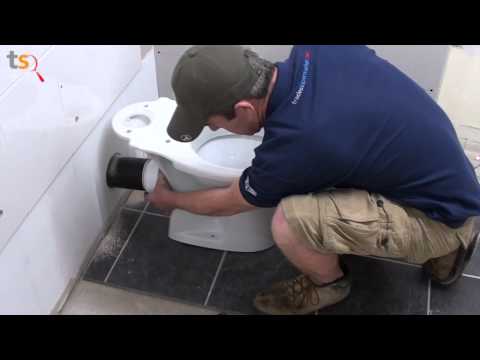 how to fit toilet