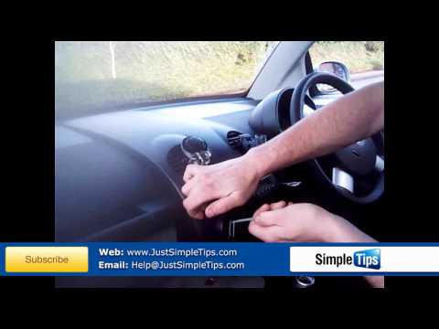 how to remove vw beetle radio