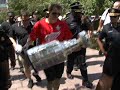 The Stanley Cup arrives at Hart Plaza in Detroit The Stanley Cup arrives at Hart Plaza in Detroit