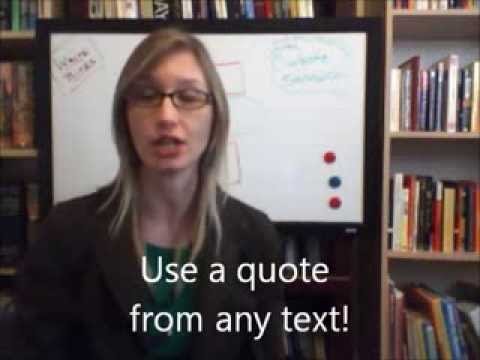 how to write quotation