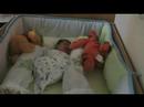 baby J in the crib