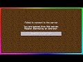 I GOT BANNED FROM MINECRAFT | Minecraft 1.13.2 SMP