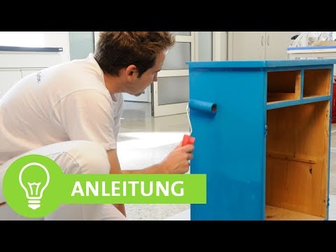 Möbel renovieren, bunt lackieren - Anleitung ADLER