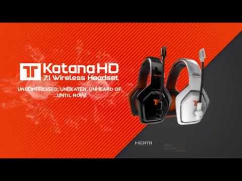 Видео № 0 из игры Беспроводная игровая стерео гарнитура Tritton Katana HD 7.1 (черный)