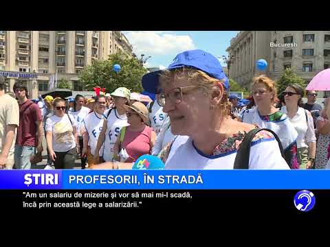 Profesorii, în stradă...