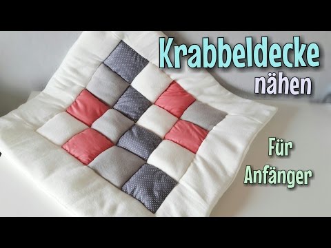 Patchwork Krabbeldecke - Nähanleitung - Für Anfänger - Nähtinchen