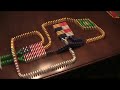 Marvelous Flag Domino Rally All Works Perfectly