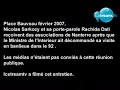 election presidentielle : sakozy se dévoile en off