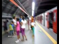 En el Metro llegando a la Estacion Grau en Jueves Santo--abril 2012