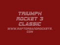 Triumph Rocket III Classic by Raptorsandrockets