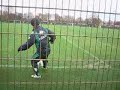 Diego & Frings at corner kick training Diego & Frings at corner kick training