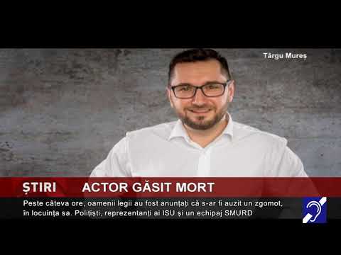 Actor din Târgu Mureș, găsit mort