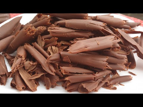 video-linktoworks-How to make chocolate curls - Chocolate Shavings -...