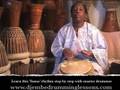 Djembe Drum Lesson. Learn 'Sama' Djembe Rhythm with Master Drummer Lamin Jassey