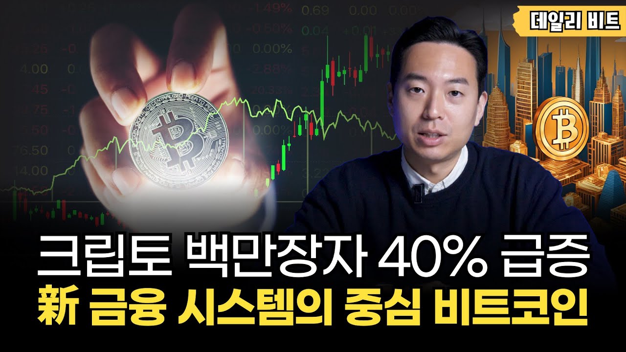 크립토 백만장자 40% 급증한 진짜 이유는? 비트코인 보유자가 70% 폭증했다! [데일리 비트]