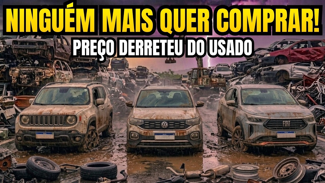 MERCADO DE USADOS QUEBROU? É QUASE ISSO E A RESPONSABILIDADE É DELES...