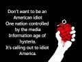 Greenday American Idiot
