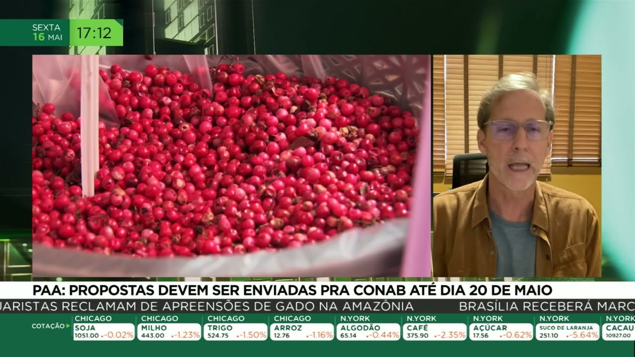 PAA: propostas devem ser enviadas para Conab até dia 20 de maio