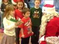 Jack and Erika Have Breakfast with Santa