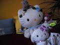 part of my stuffed toy- collection: Hello Kitty, Sailor Moon, Mermaid Melody, Shrek