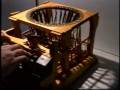 Erste aus Holz gefertigte Schreibmaschine Modell