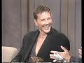 mickey rourke made his first ever talk show appearance on the late show with dave in 1994 along with his beloved (and now deceased) dog loki, who stole the s...