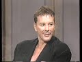 mickey rourke made his first ever talk show appearance on the late show with dave in 1994 along with his beloved (and now deceased) dog loki, who stole the s...