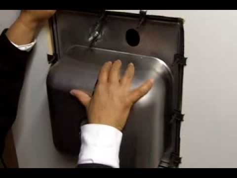 how to fasten sink to countertop