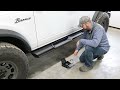 LOD Armor Lite Rock Sliders - Black Powder Coated (Part Number: BRS2161) LOD Armor Lite Rock Sliders - Black Powder Coated - Bronco 4dr 2021+