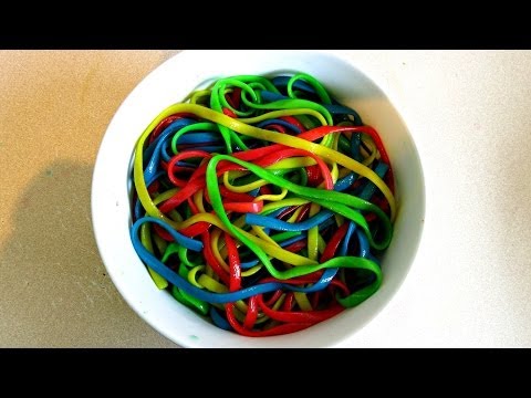 how to dye noodles for necklaces