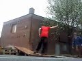 Click here to watch this video Sketchiest ramp ever!!