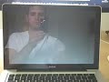 First Bootup of New Aluminum Macbook