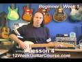 12 Week Guitar Course Beginner Week 1 Lesson 4