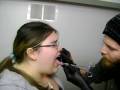 Bekki 's tongue piercing (gone wrong)