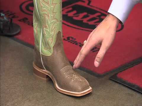 how to fit justin boots