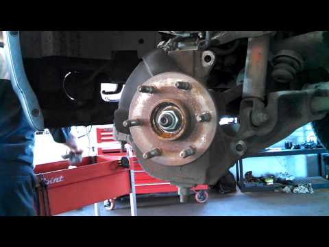 Wheel bearing assembly replacement 2005 GMC Yukon Denali install remove replace Hub front