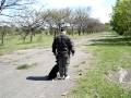 Entrenando a Blackie