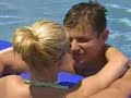 sexy jessica simpson nick lachey kissing at the pool