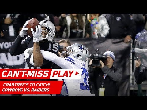 Video: Huge Plays by Carr & Lynch Set Up Crabtree's TD Catch! | Can't-Miss Play | NFL Wk 15